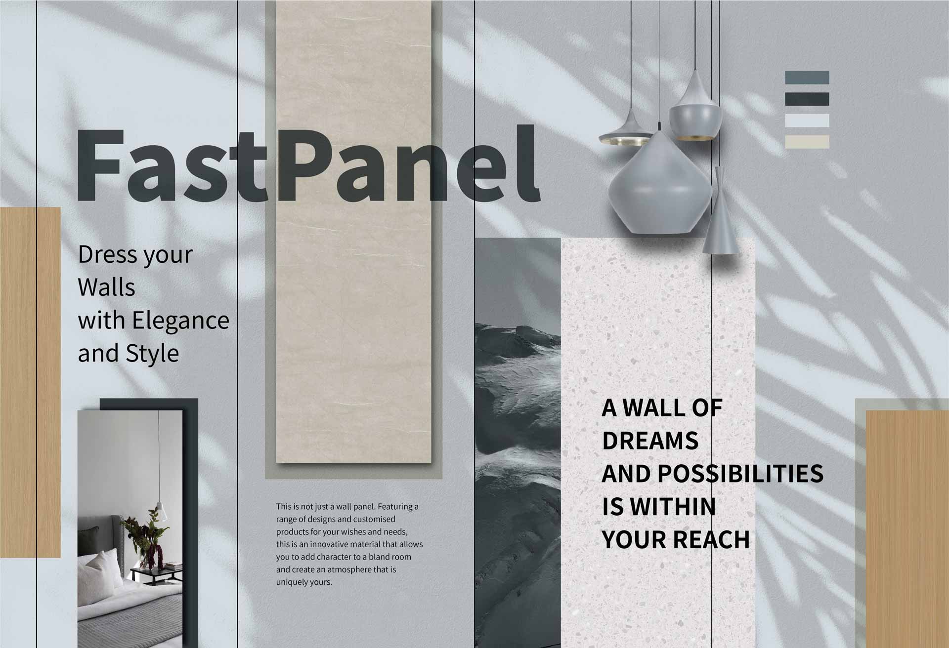 tiles is the traditional go-to product for many years, but actually they are by no means the perfect solution. Fortunately, a cutting edge of social housing design is here, SPC vinyl wall panels!
